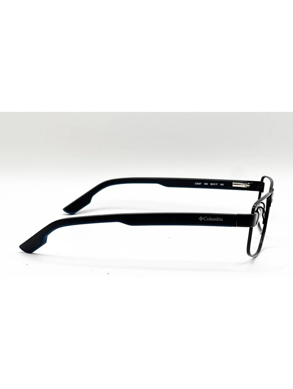 Columbia C3027 002 Matte Black Rectangle Authentic Eyeglass Frames 58-17-145